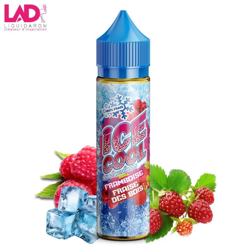 ICE COOL Framboise Fraise Des Bois 50Ml