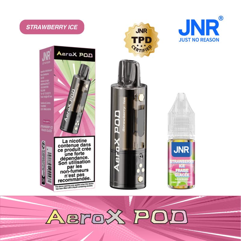 AEROX JNR CARTOUCHE + STRAWBERRY ICE - AEROX JNR
