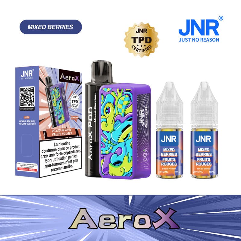 JNR MIXED BERRIES 32000 PUFFS - AEROX JNR