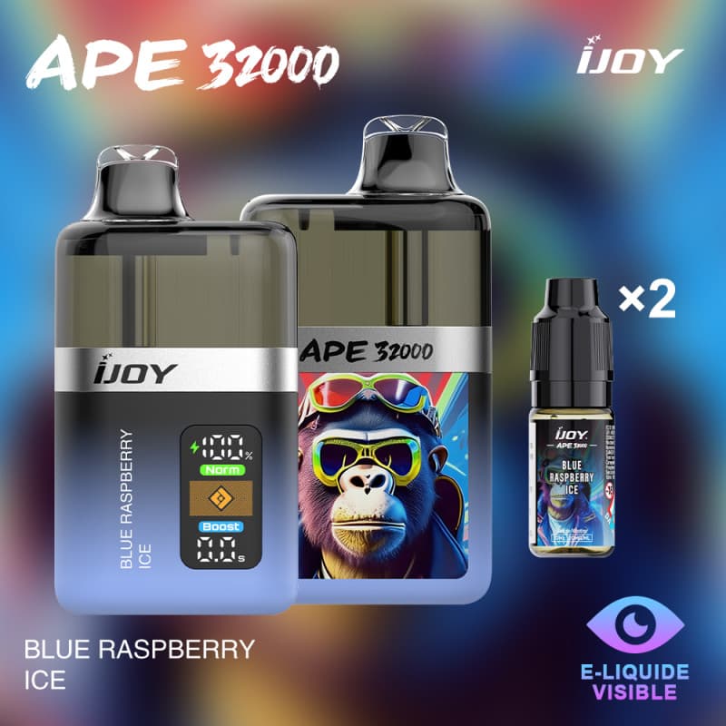 APE 32000 IJOY BLUE RASPBERRY ICE - APE 32000 IJOY