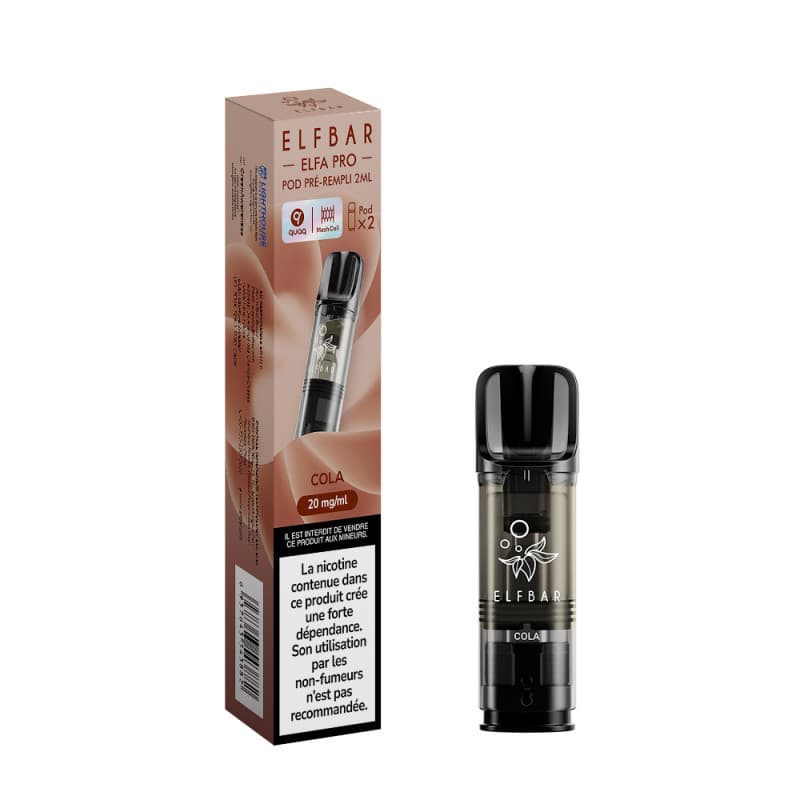 ELFA ELFBAR CARTOUCHE COLA / 2PCS ELFA PRO ELFBAR