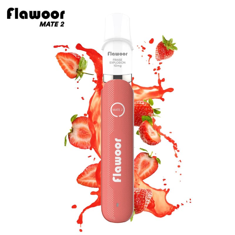 FLAWOOR MATE 2 KIT FRAISE EXPLOSION - FLAWOOR MATE 2