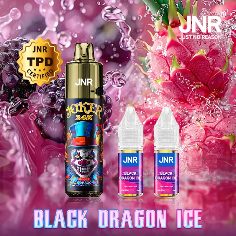 JNR BLACK DRAGON ICE 24000 PUFFS - JOKER JNR