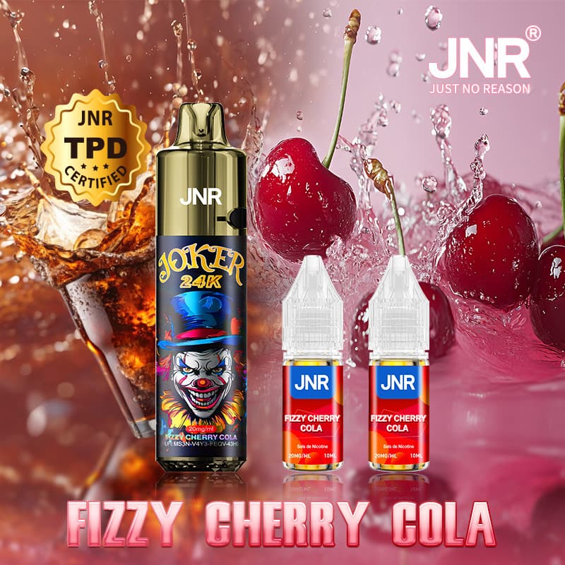 JOKER JNR FIZZY CHERRY COLA 24000 PUFFS - JOKER JNR