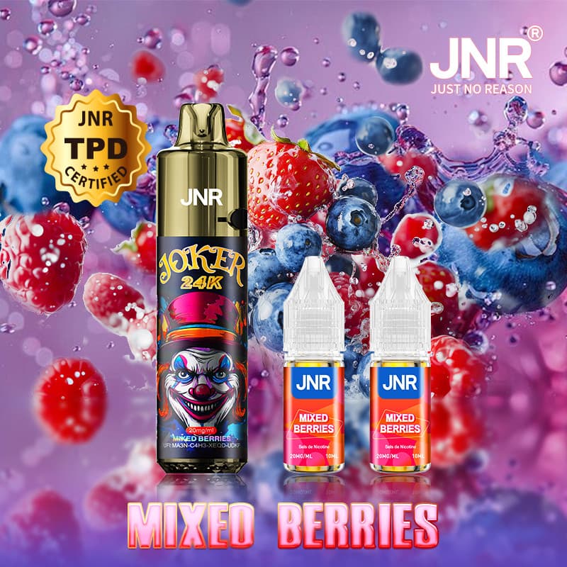 JOKER JNR MIXED BERRIES 24000 PUFFS - JOKER JNR