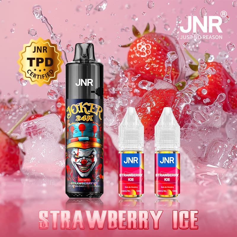 JNR STRAWBERRY ICE 24000 PUFFS - JOKER JNR