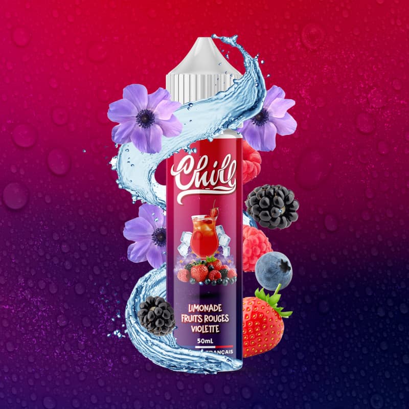 Chill Manufacture Limonade Fruits Rouges Violette