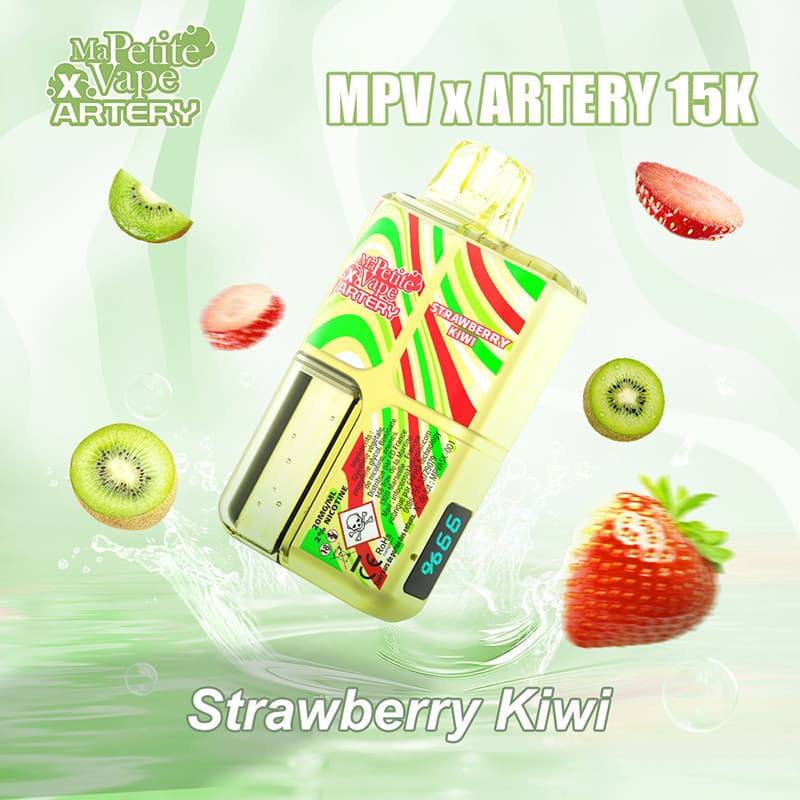 ARTERY X MPV STRAWBERRY KIWI 15000 PUFFS - MA PETITE VAPE X ARTERY