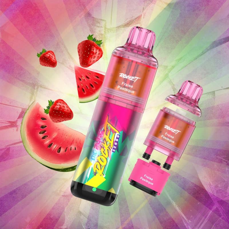 FRAISE PASTÈQUE 32000 PUFFS - BIG PUFF ROCKET
