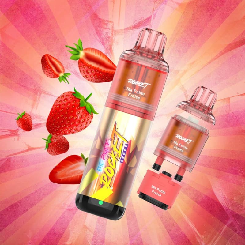 BIG PUFF ROCKET MA PETITE FRAISE 32000 PUFFS - BIG PUFF ROCKET