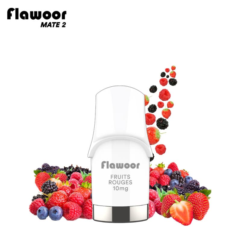 FLAWOOR MATE 2 CARTOUCHE FRUITS ROUGES / 2PCS - FLAWOOR MATE 2