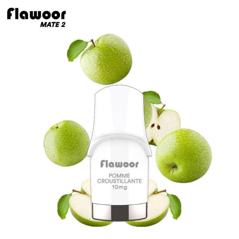 FLAWOOR MATE 2 CARTOUCHE POMME CROUSTILLANTE / 2PCS - FLAWOOR MATE 2