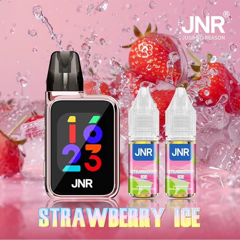 JNR STRAWBERRY ICE 32000 PUFFS - FLUX PRO JNR