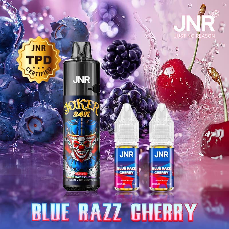 JOKER JNR BLUE RAZZ CHERRY 24000 PUFFS - JOKER JNR