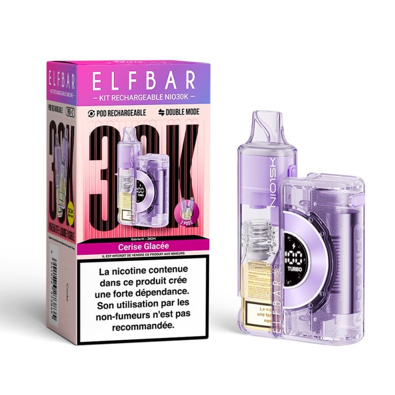 NIO30K BY ELFBAR CERISE GLACÉE 30000 PUFFS - NIO30K ELFBAR