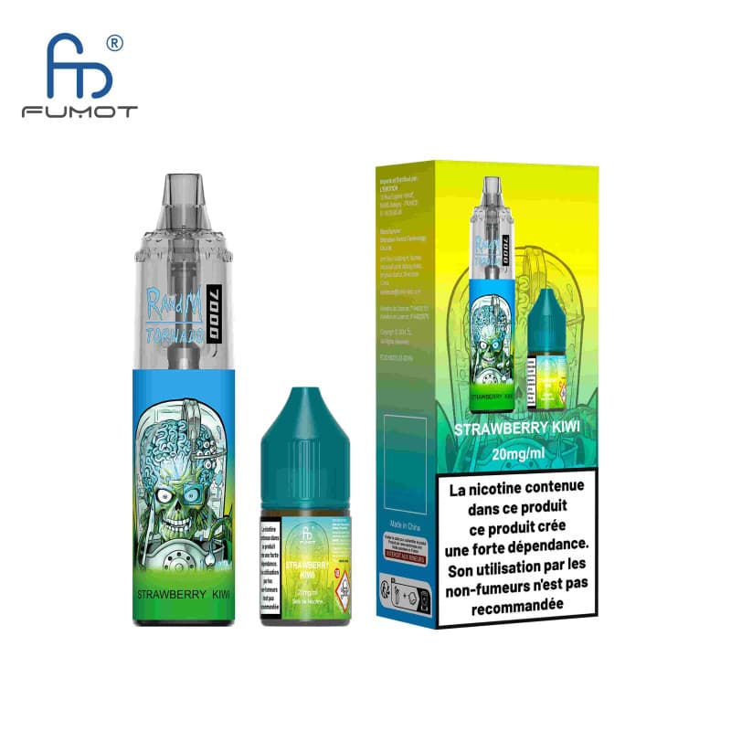 TORNADO RANDM FUMOT STRAWBERRY KIWI TPD 2% TORNADO - RANDM FUMOT