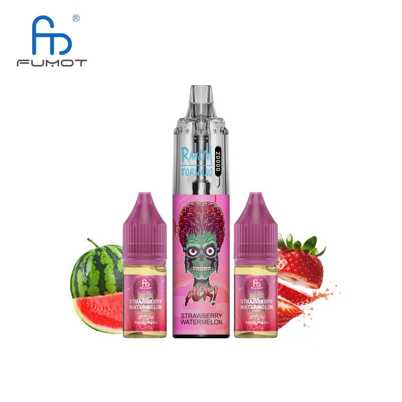 TORNADO RANDM FUMOT STRAWBERRY WATERMELON 20000 PUFFS TORNADO - RANDM FUMOT